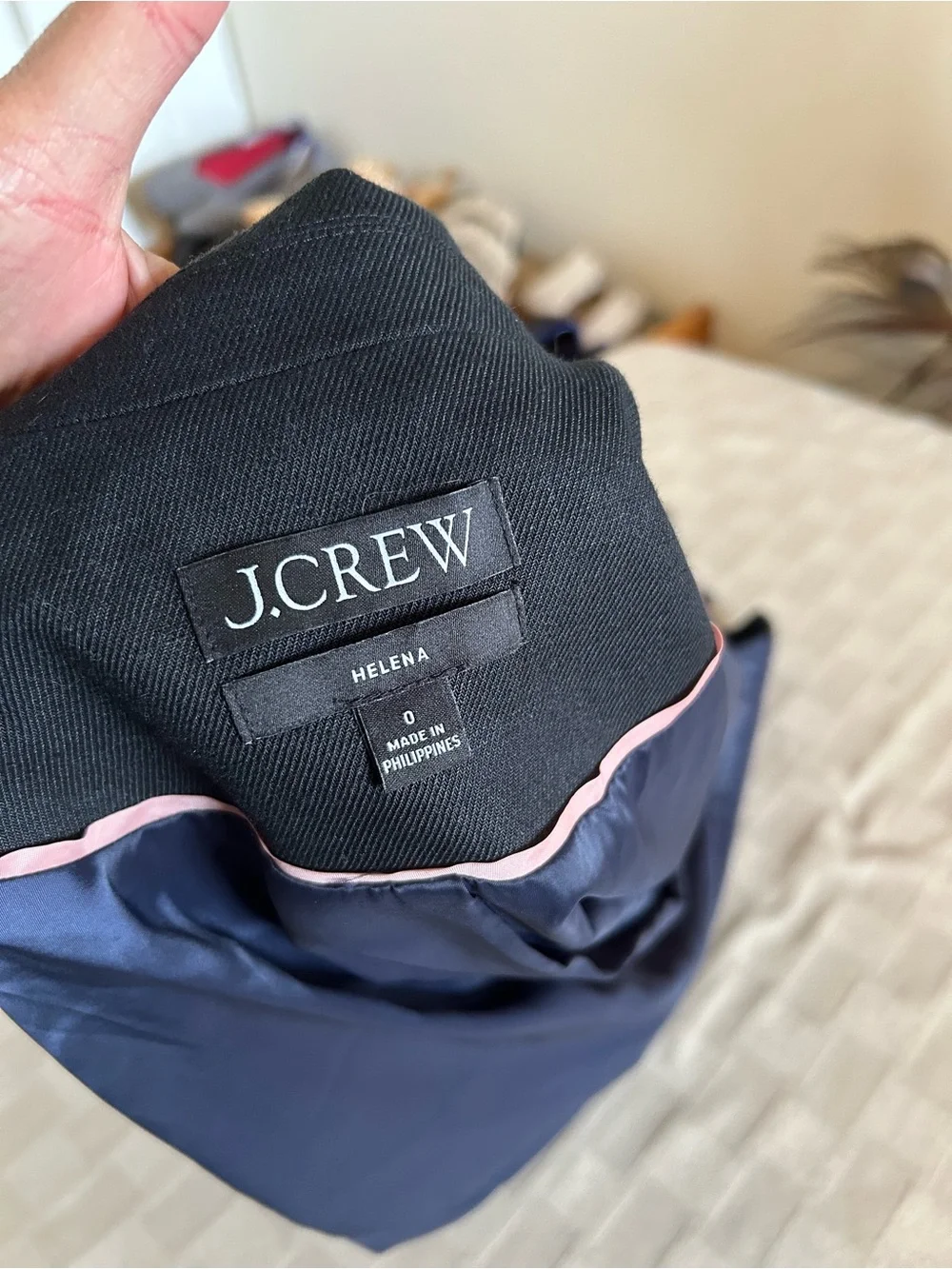 J. Crew Helena Blazer in Stretch Linen Blend